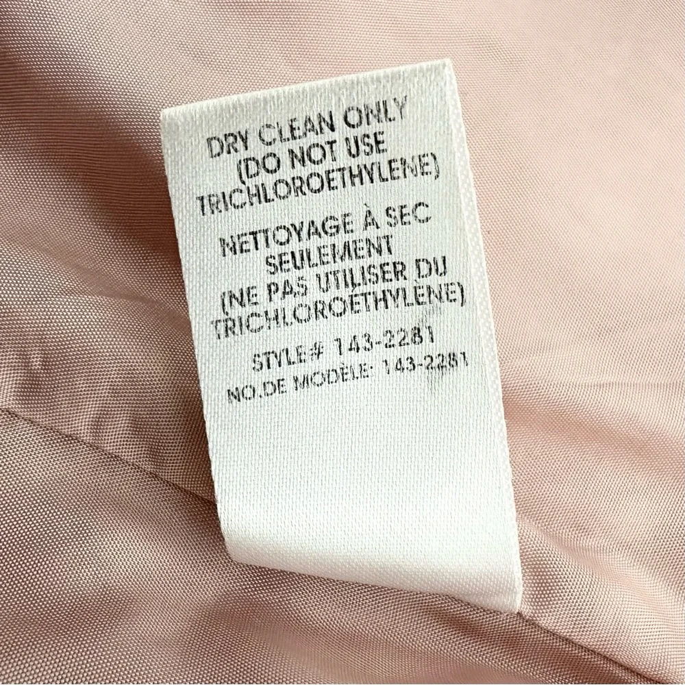 Nanette Lepore Soft Pink Wool Blend Skirt - Office / Tailored - Picture 15 of 15